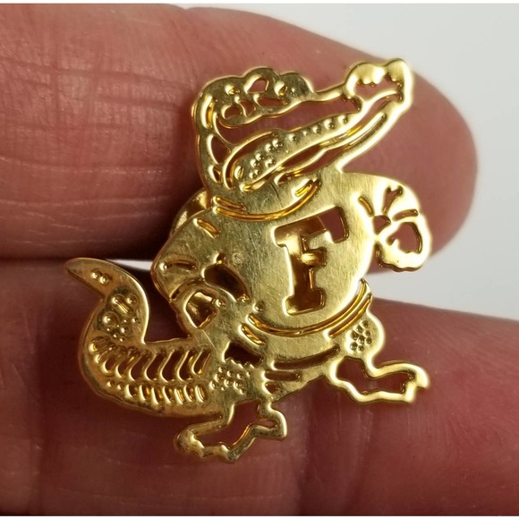Unknown Jewelry - Florida GATORS Goldtone PIN BROOCH TIE TACK